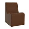 As We Grow™ Modern Sofa in Distressed Brown for classrooms and playrooms