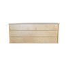 Contender 12-cubby shelf in natural birch – shown in Montessori classroom setup