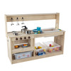 Outdoor play kitchen with Charcoal knobs by Wood Designs – modular learning furniture