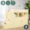 Non-slip toddler step stool in Cream Birch for therapy and playroom environments
