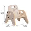 Children’s Factory toddler chair with rounded corners for sensory-friendly spaces