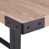 Modular Mirella table in Southern Tobacco finish for collaborative classrooms