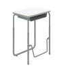 Safco AlphaBetter student desk in Gray Nebula for classroom use