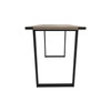 Safco Mirella SOHO desk with black metal legs for home learning