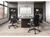 Ergonomic mesh office chair by Safco for collaborative workspaces