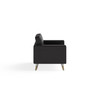 Safco Resi lounge chair in Cognac vinyl for waiting areas and classrooms