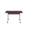 Safco Rumba Flip-N-Nest Table in Biltmore Cherry for classrooms and therapy rooms