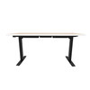 ML-Series height-adjustable desk in Silver base for sensory environments