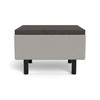 Movvi lounge table by Safco with black legs for collaborative zones Movvi lounge table by Safco with black legs for collaborative zones