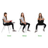 Correll student chair in Forest Green for sensory-friendly environments