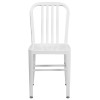 White Metal Indoor-Outdoor Chair