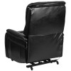 TYCOON Series Black Leather Remote Powered Lift Recliner