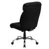 TYCOON Series Big & Tall 400 lb. Rated Black Fabric Executive Ergonomic Office Chair and Chrome Base