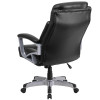 TYCOON Series Big & Tall 500 lb. Rated Black Leather Executive Swivel Ergonomic Office Chair with Arms