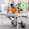 Ecotex® Enhanced Polymer Rectangular Chair Mat with Anti-Slip Backing for Hard Floors - 30" x 48"