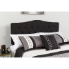 Cambridge Tufted Upholstered Full Size Headboard in Black Fabric