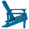 Charlestown All-Weather Adirondack Chair in Blue Faux Wood