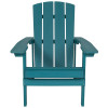 Charlestown All-Weather Adirondack Chair in Sea Foam Faux Wood