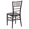 TYCOON PREMIUM Series Mahogany Resin Stacking Chiavari Chair