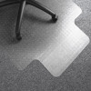 Computex® Anti-Static Vinyl Lipped Chair Mat for Carpets