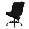 TYCOON Series Big & Tall 400 lb. Rated Black Fabric Executive Swivel Ergonomic Office Chair with Rectangular Back