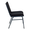 TYCOON Series Heavy Duty Black Dot Fabric Stack Chair