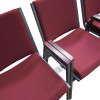 TYCOON Series Heavy Duty Burgundy Patterned Fabric Stack Chair