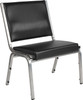 1500 lb. Rated Black Antimicrobial Vinyl Bariatric Medical Reception Chair