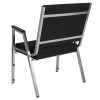 TYCOON Series 1500 lb. Rated Black Antimicrobial Fabric Bariatric Medical Reception Arm Chair