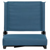 Grandstand Comfort Seats by Flash with Ultra-Padded Seat in Teal