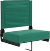 Grandstand Comfort Seats by Flash with Ultra-Padded Seat in Hunter Green
