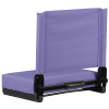 Grandstand Comfort Seats by Flash with Ultra-Padded Seat in Purple