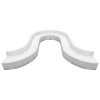 TYCOON Alon Series Melrose White Leather Reception Configuration, 10 Pieces