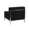 TYCOON Imagination Series Contemporary Black Leather Middle Chair