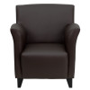 TYCOON Roman Series Brown Leather Lounge Chair