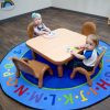 BaseLine® Toddler 30" Square Table & Chair Set