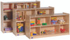 24"H Single Toddler 2-Shelf Mobile Storage