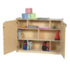 36"H 3-Shelf Storage With Doors