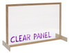 Clear Panel Room Divider
