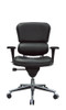 Eurotech Ergo Mid Back Leather Chair Black