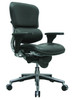 Eurotech Ergo Mid Back Leather Chair Black