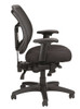 Eurotech Apollo MFT945SL Multi-function Swivel with Seat Slider Mesh Back and Fabric Seat Black Chair