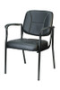 Eurotech Dakota Side Chair Vinyl Black