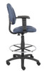 Boss Drafting Stool (B315-Be) W/Footring And Adjustable Arms