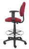 Boss Drafting Stool (B315-By) W/Footring And Adjustable Arms