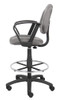 Boss Drafting Stool (B315-Gy) W/Footring And Loop Arms