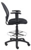 Boss Mesh Drafting Stool W/ Adjustable Arms