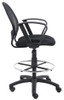 Boss Mesh Drafting Stool W/ Loop Arms