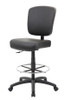 Boss Oversized Drafting Stool with Foot Rest Black