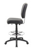 Boss Oversized Drafting Stool with Foot Rest Black